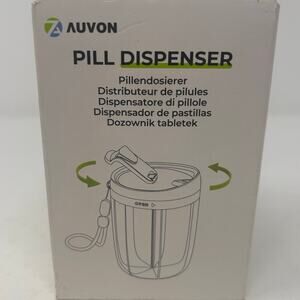 Auvon Large Pill Dispenser/Organizer Anti-Mixing &‎ Wide Opening Design